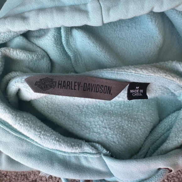 Harley-Davidson Light Blue Hoodie - Picture 3 of 3